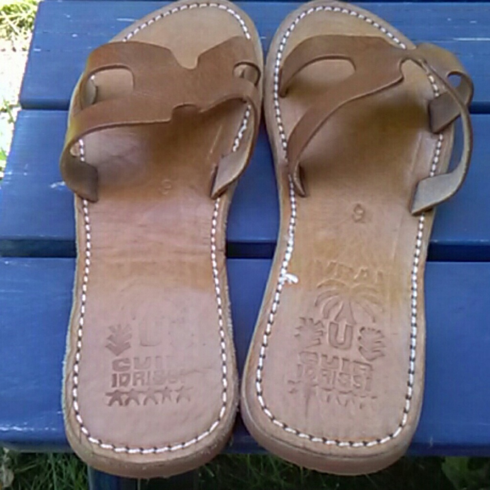 Leather sandals from Morocco