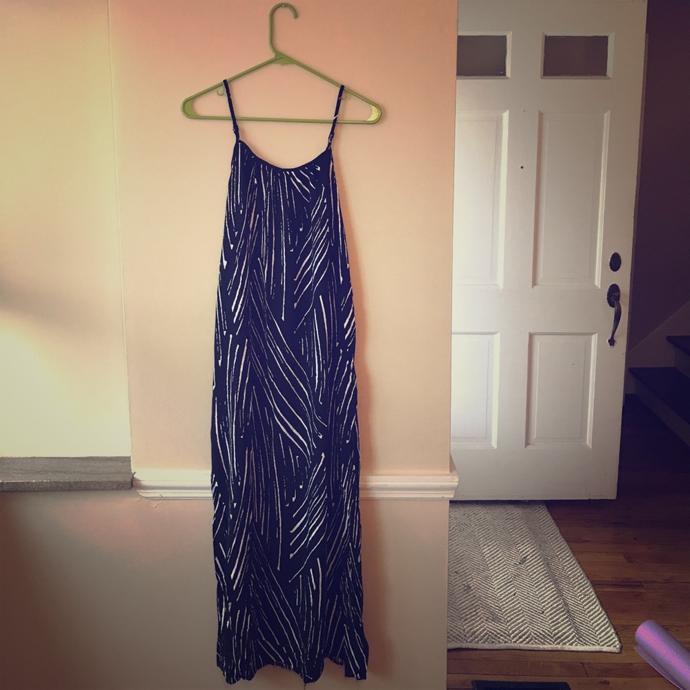 Merona Black and White Maxi Dress