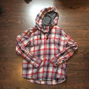 Quicksilver Hooded Flannel