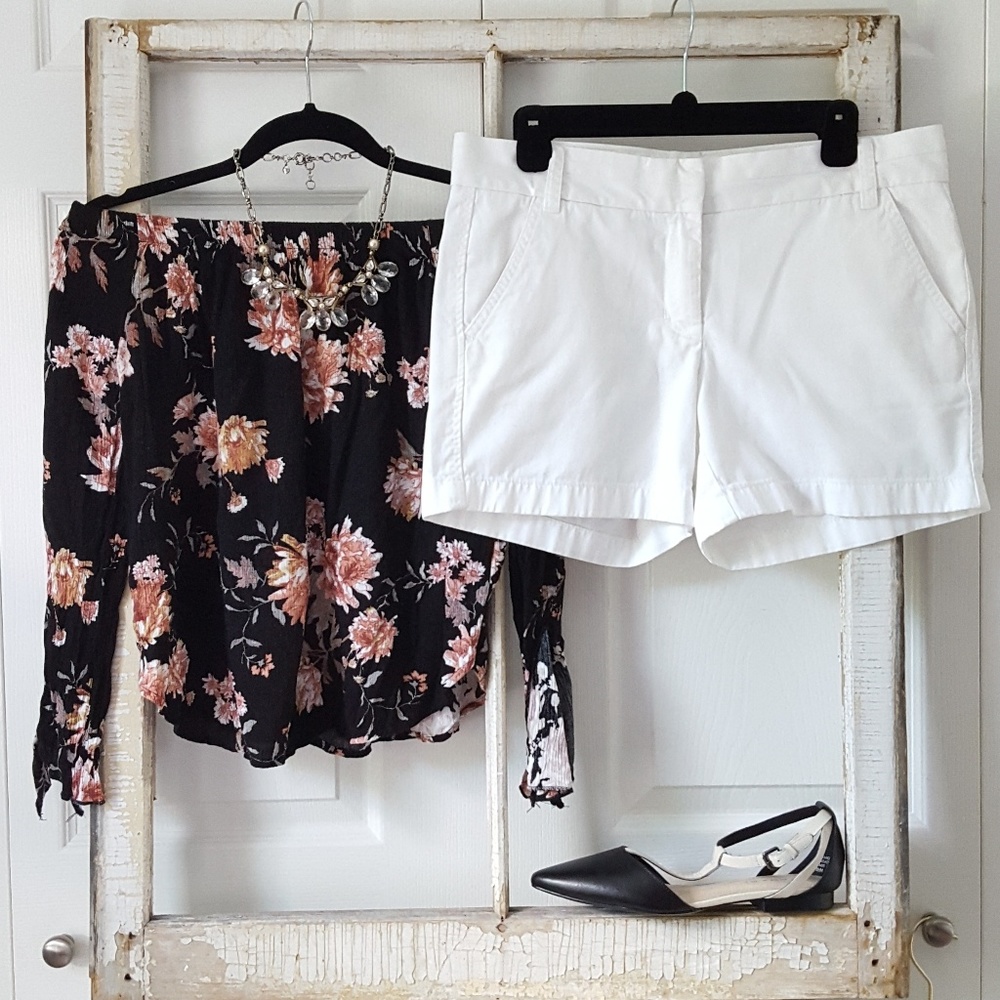 ~SALE~ J. Crew White Broken-In Chino Shorts