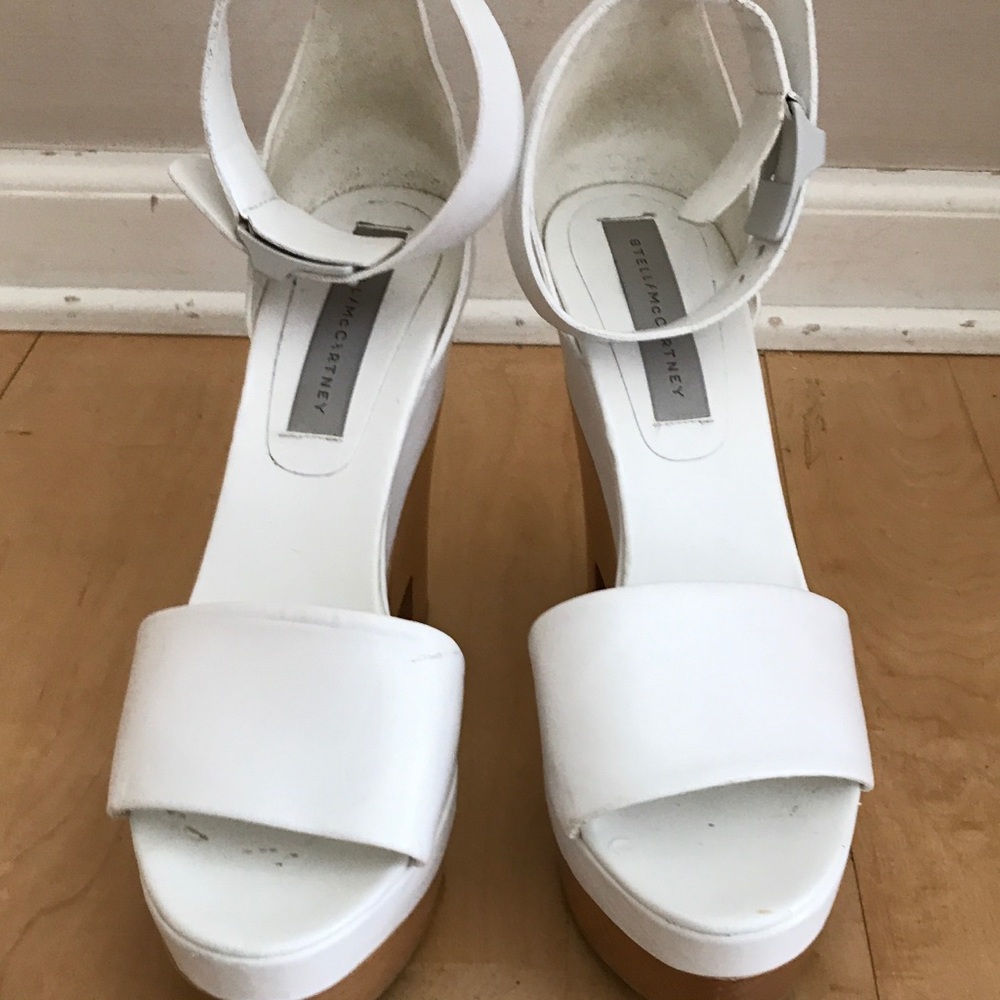 Stella McCartney white size 40 platform sandals