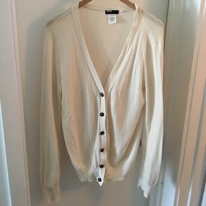 Urban Outfitters BDG cream boyfriend cardigan