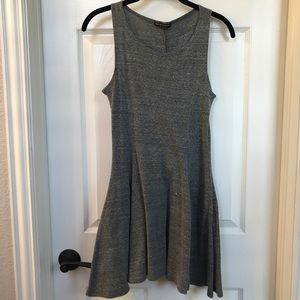 heathered gray tank top dress from brandy melville