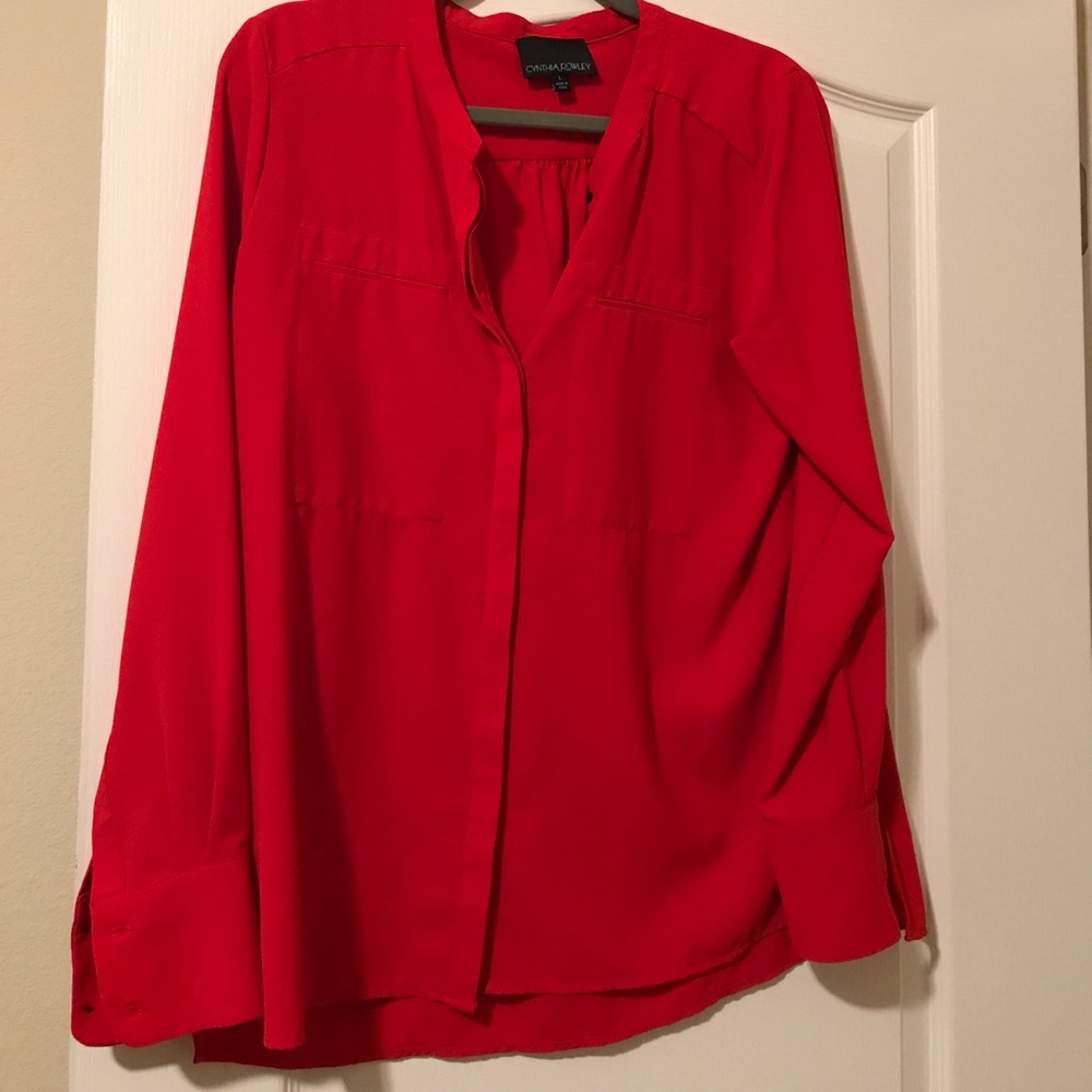 Cynthia Rowley button blouse