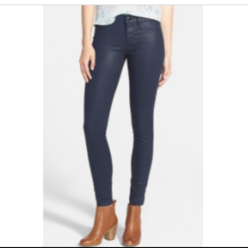 New Article of Society coated skinny jeans