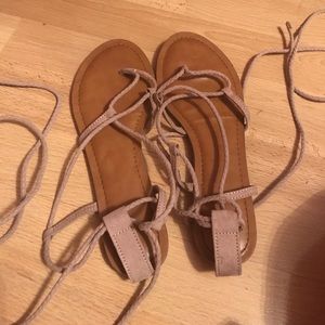 Adorable braided sandals