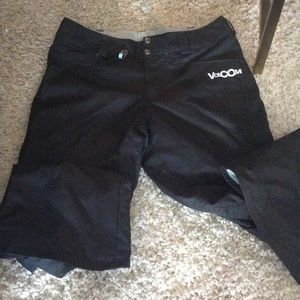Black Volcom snowboarding pants