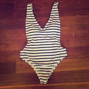 Black and white one piece