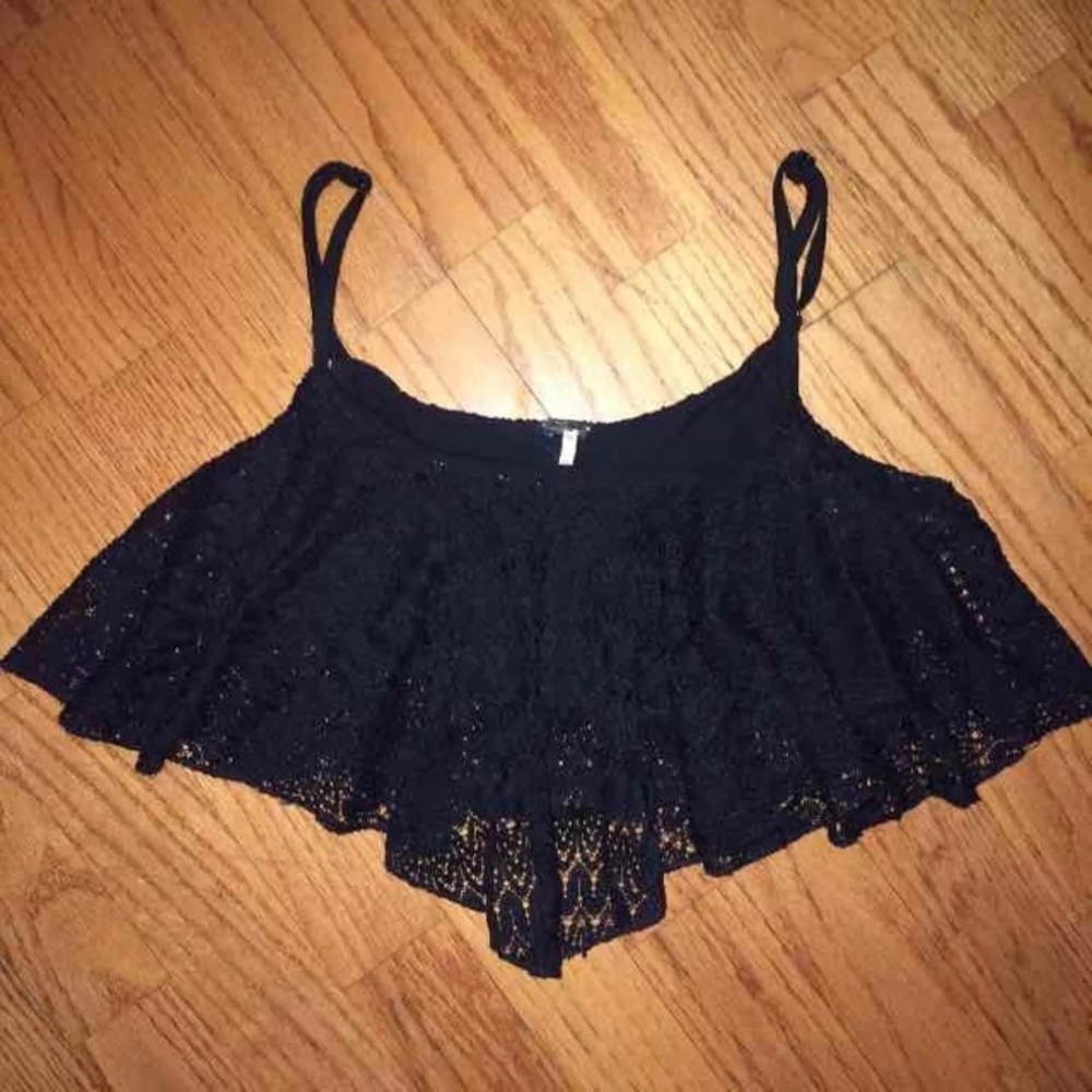 Bandeau lace crop top LG