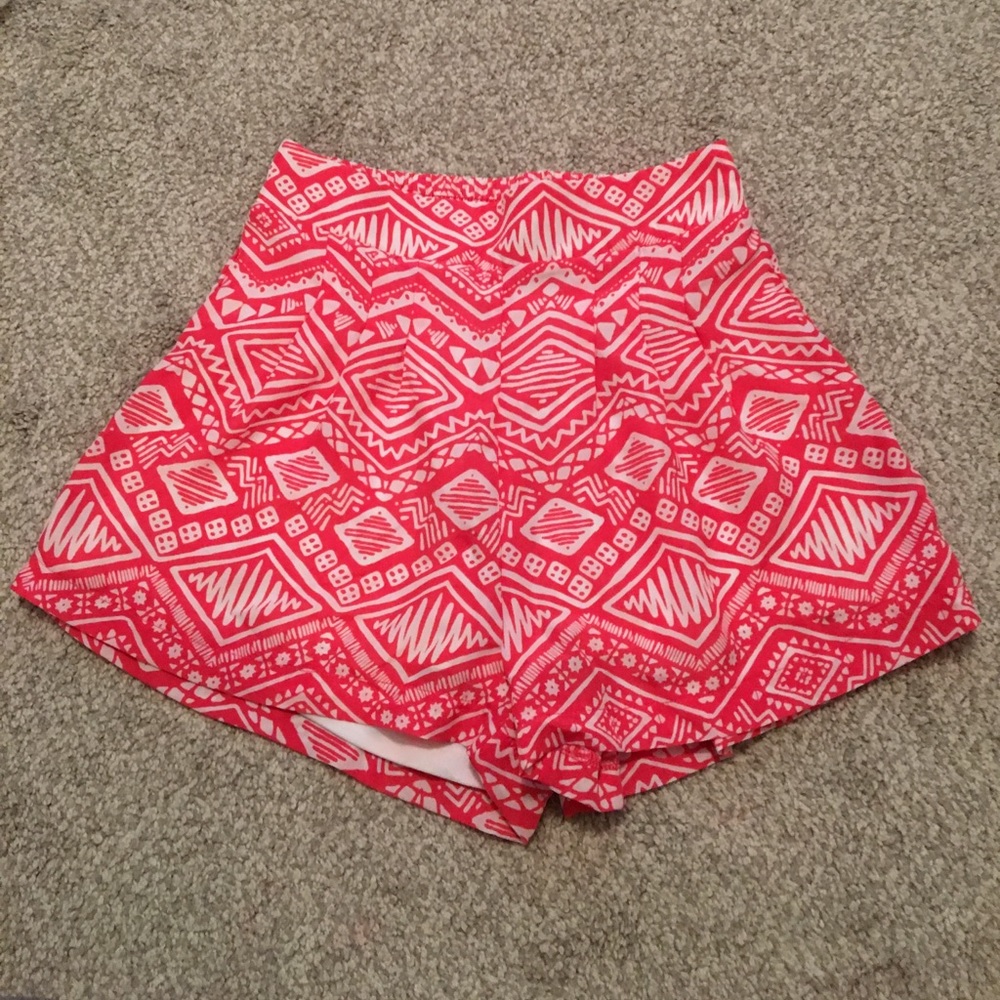 Pink High Waisted Shorts