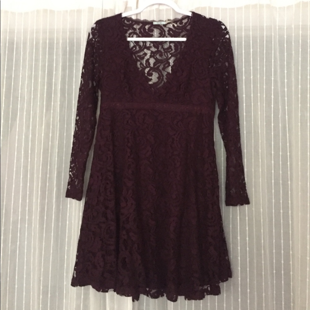 Lace Purple Dress