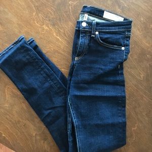 Rag & Bone High Rose Skinny jeans in dark wash