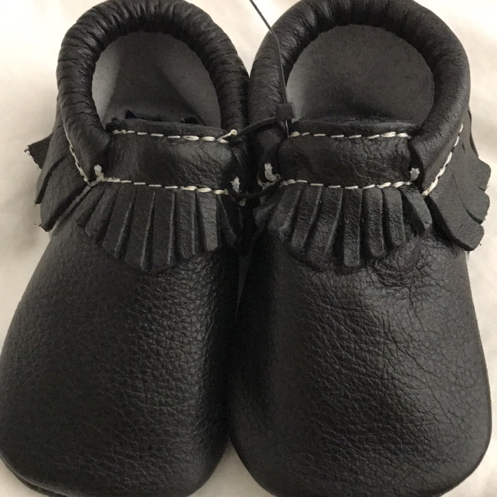 Freshly Picked black licorice size 4 moccasins