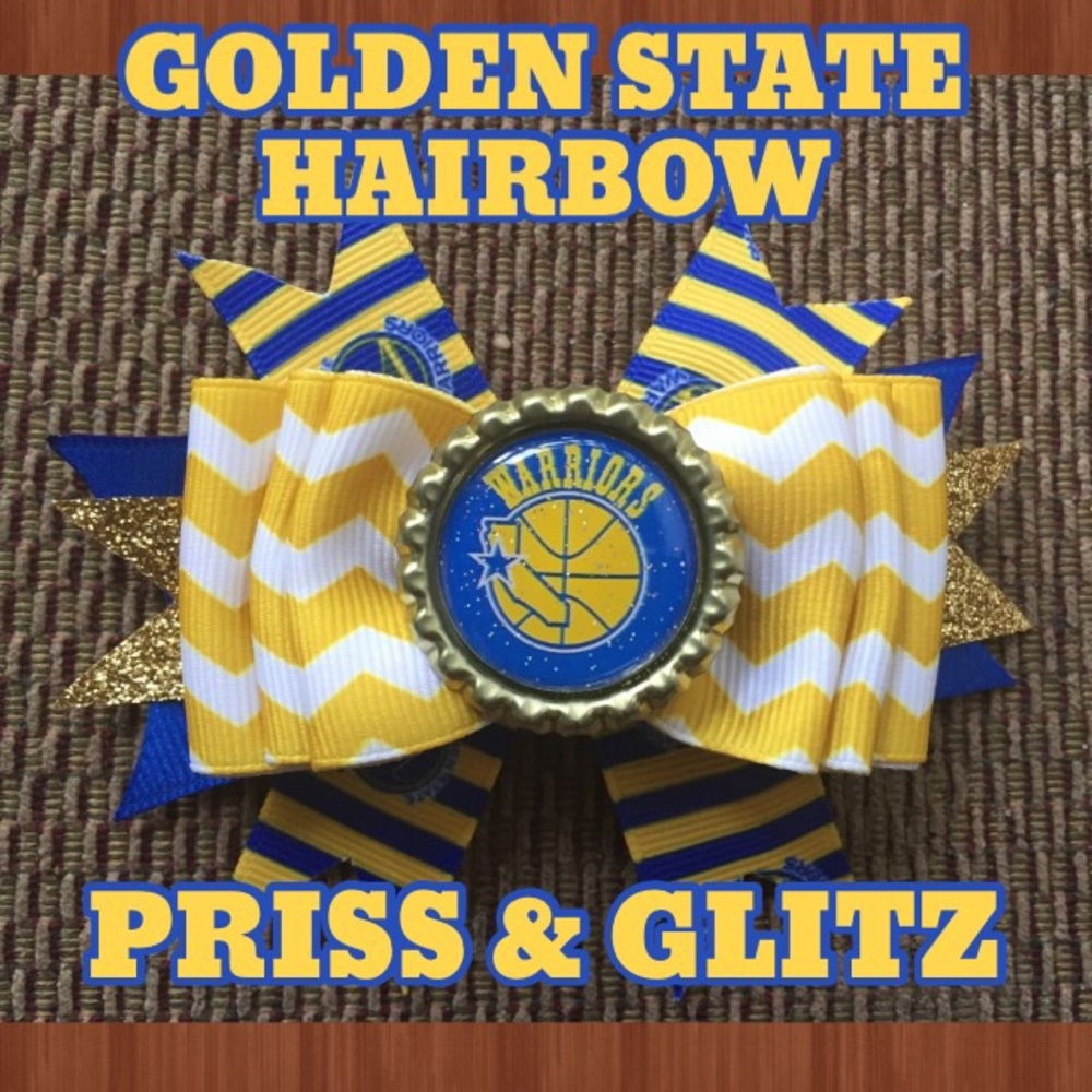 Golden State Warriors Hairbow