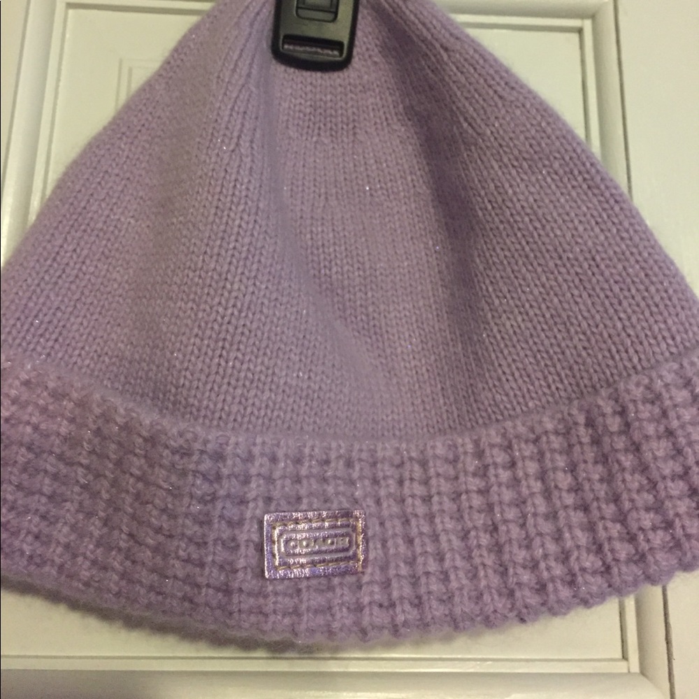 Coach knit hat