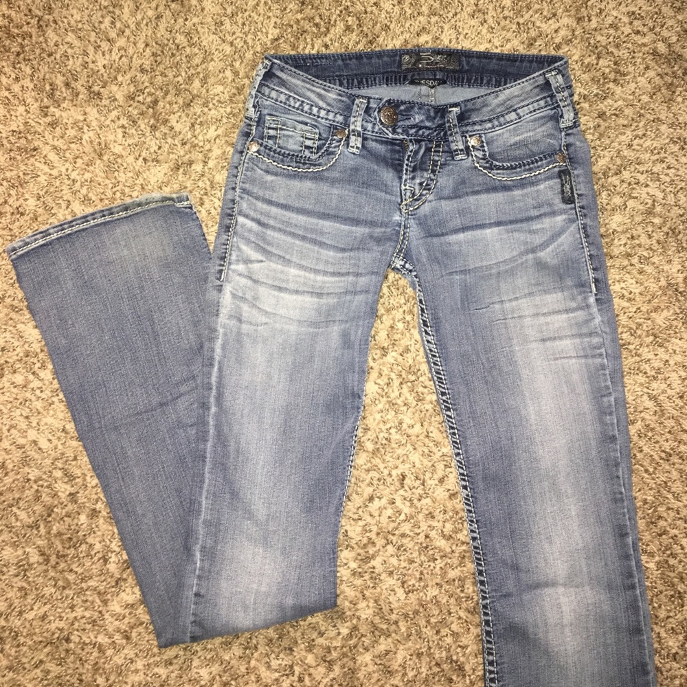 Silver Jeans - size 24, inseam 33in.
