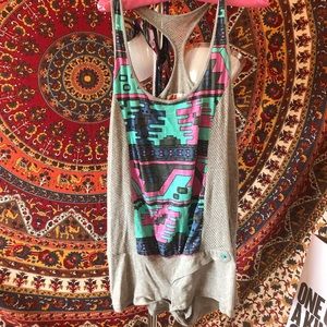 CUSTO beach romper racerbacksize XS