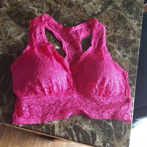 Hot pink nighty bra