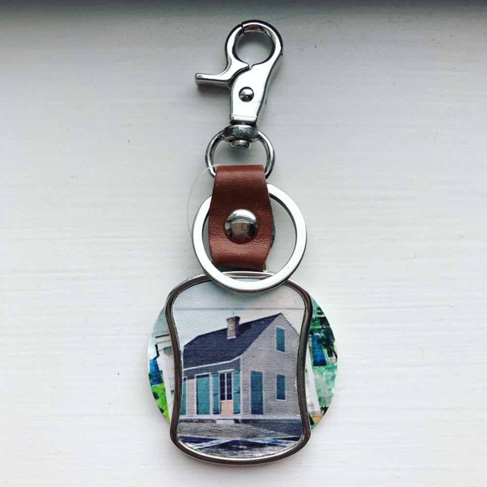 New Orleans Creole Cottage keychain