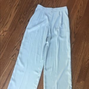 Wide leg high waisted trousers