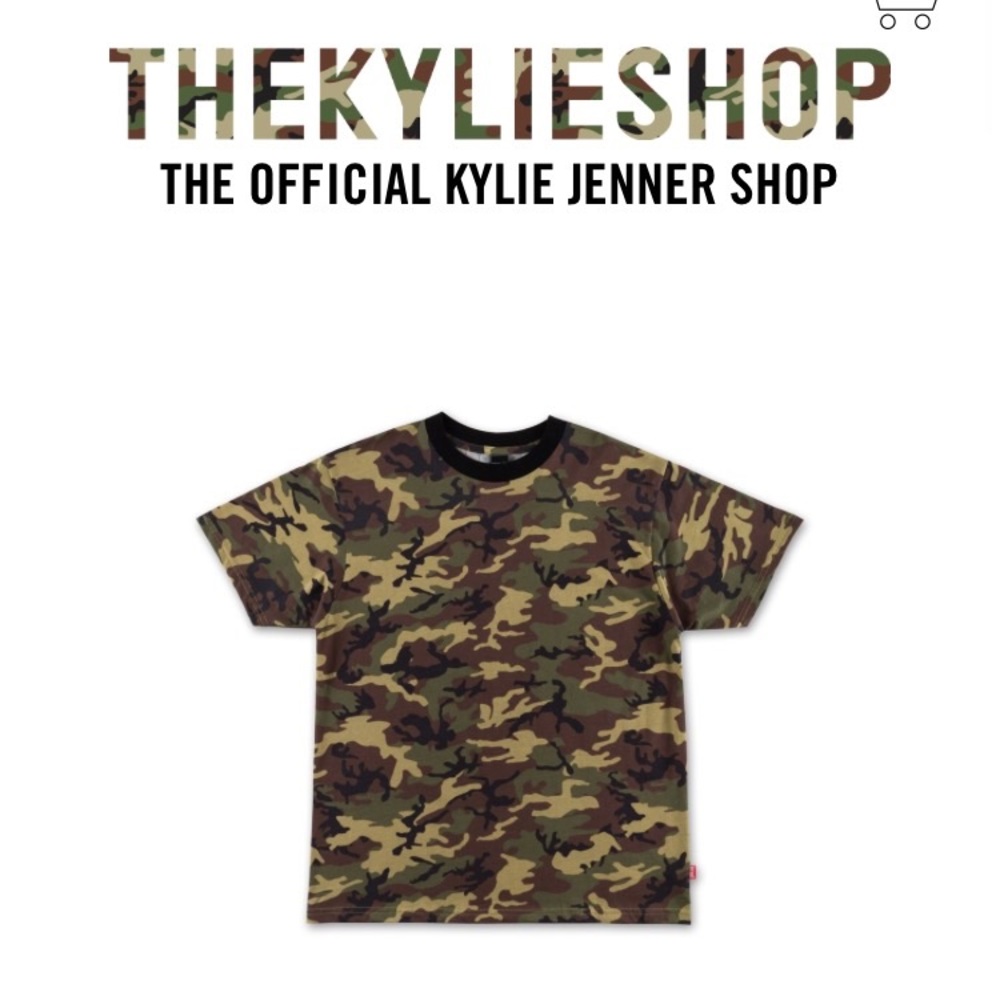 The Kylie Shop Camo Top