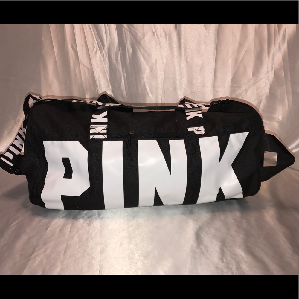 VS PINK Logo Duffle bag luggage carry on big logo - Picture 4 of 5