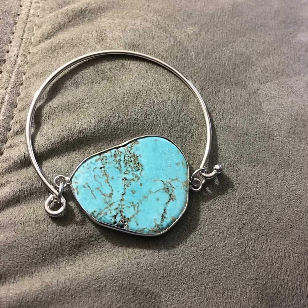 Turquoise bangle style bracelet