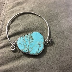 Turquoise bangle style bracelet