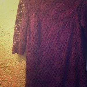Dressbarn Purple Dress