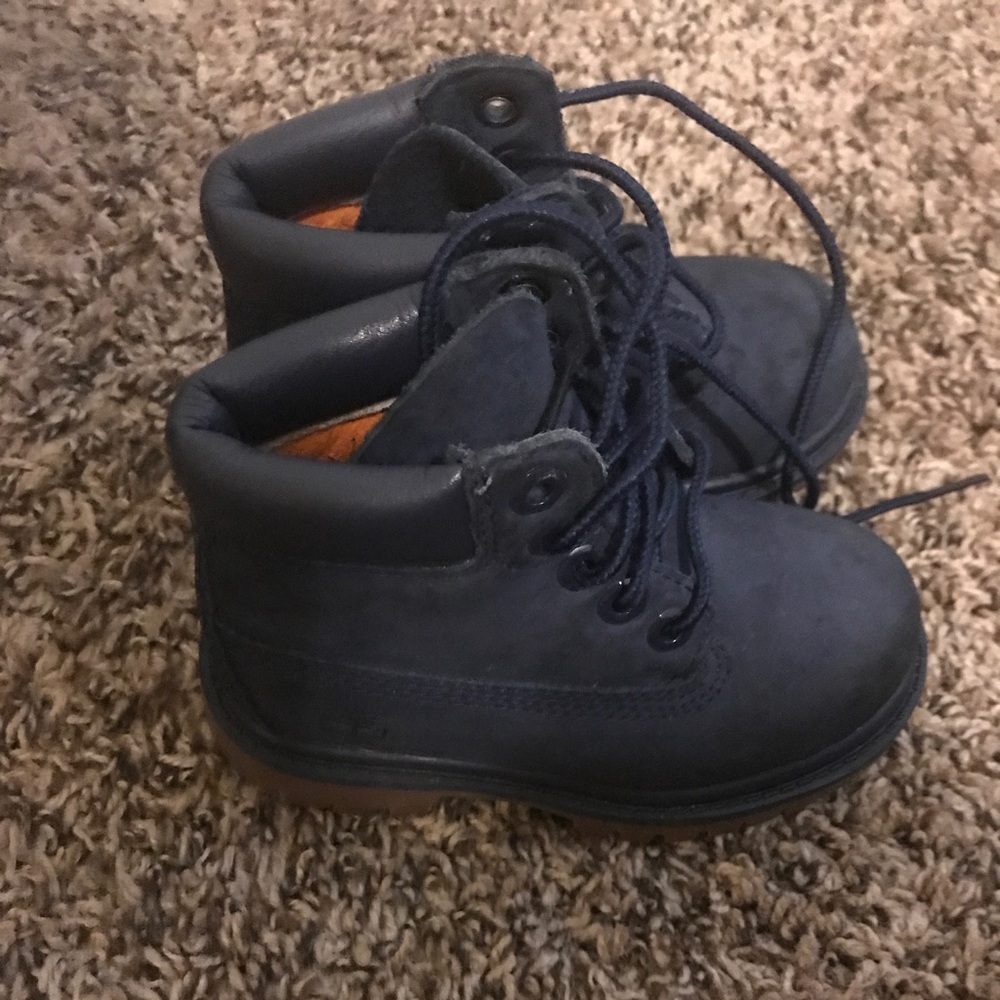 Toddler blue timberlands size 7