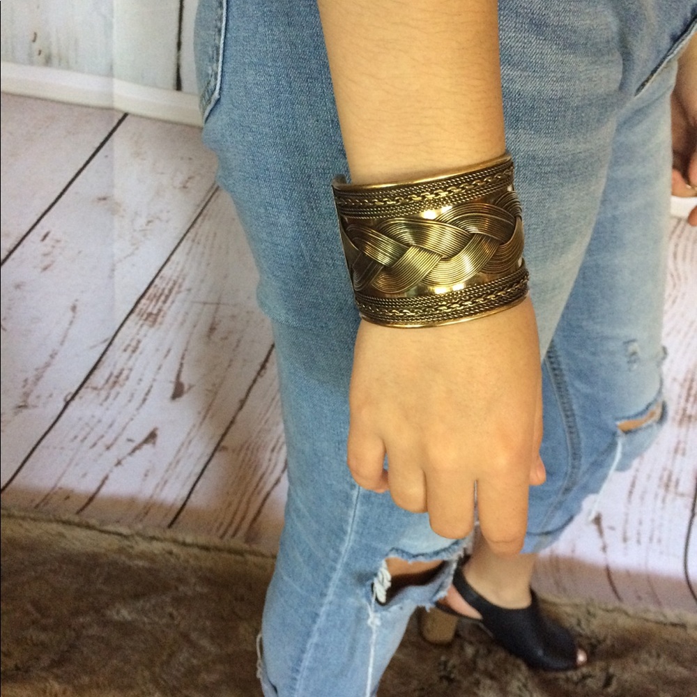 🎀 18K Gold plated Brass Arm Cuff