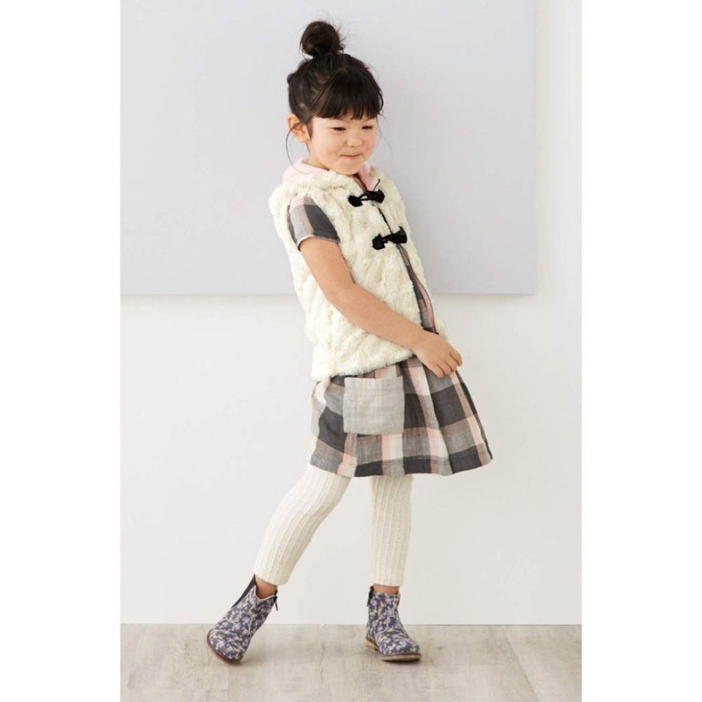 Tucker and Tate Faux Fur Hooded Vest (3T)