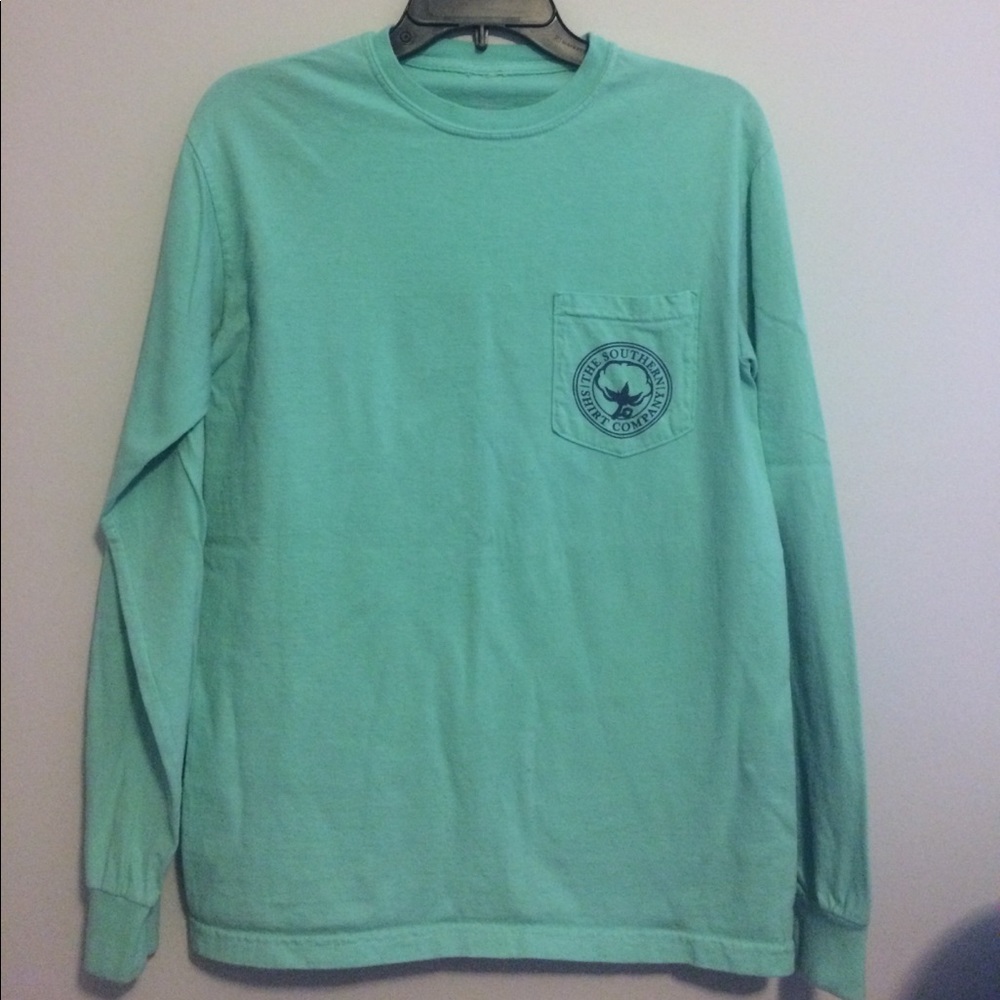 Southern Shirt Company teal long sleeve