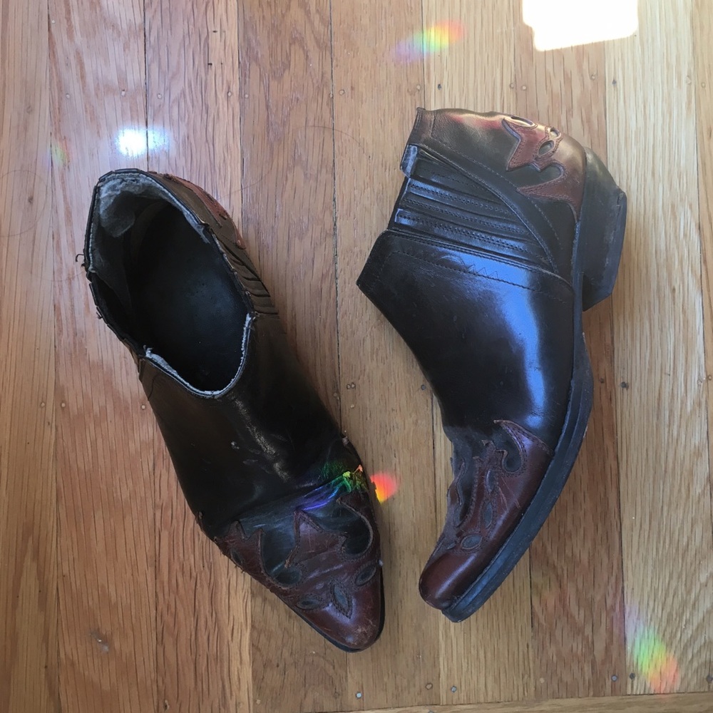 Vintage western Ankle boots size 7