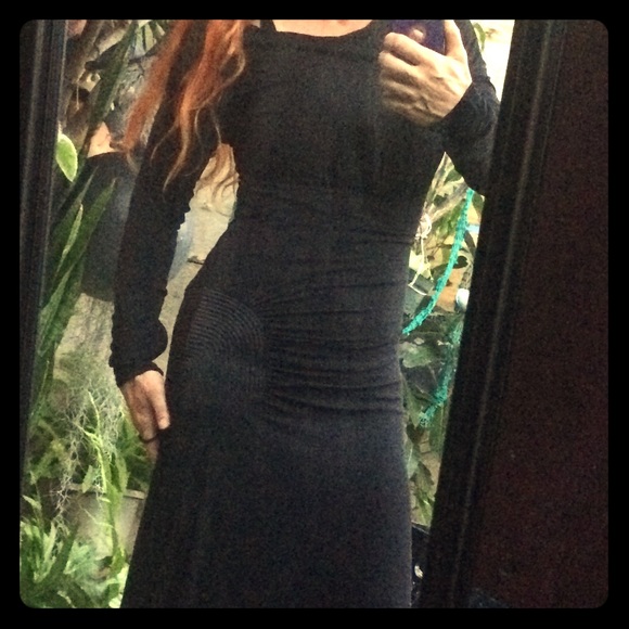 SOLD!!💸Vtg 90s Jean Paul Gaultier couture mesh dress - Picture 2 of 12