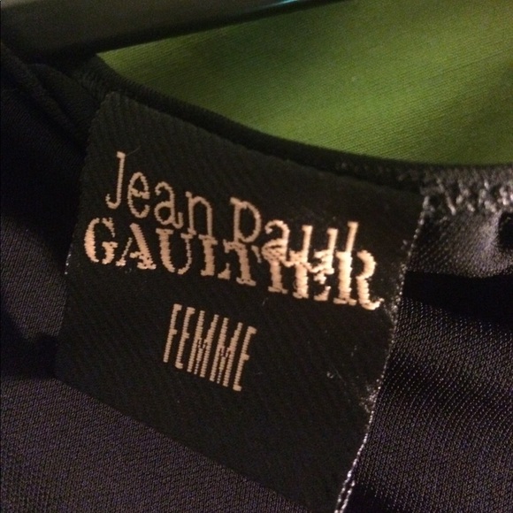 SOLD!!💸Vtg 90s Jean Paul Gaultier couture mesh dress - Picture 6 of 12