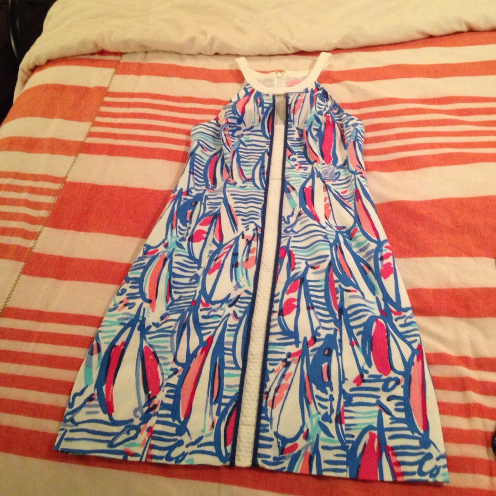 Pearl Shift dress Red Right Return -TRADE 00