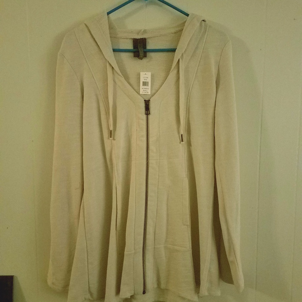 Tan XCVI Small Hooded Top