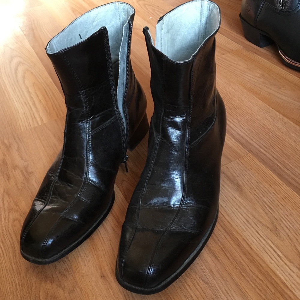 Botany 500 black men's dress boots