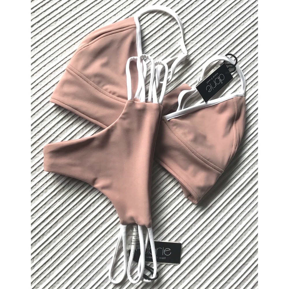 🔥DBRIE RUBI BIKINI SET W/CONTRAST PIPING🔥NWT🔥