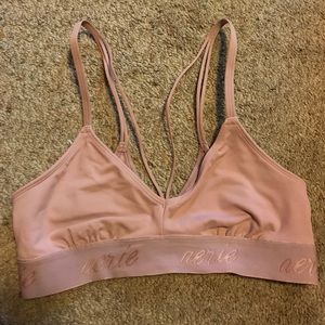 Strappy blush bralette!