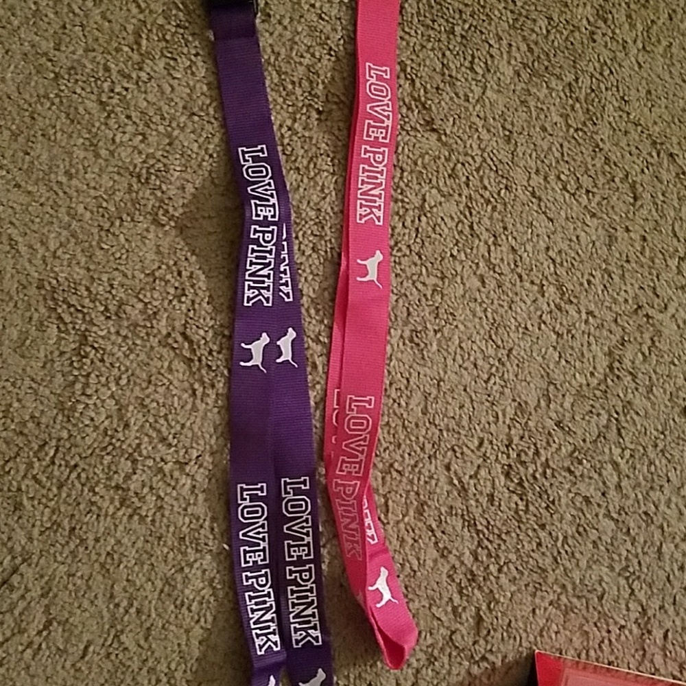 PINK lanyards/keychain