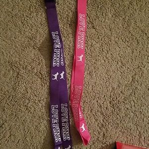 PINK lanyards/keychain