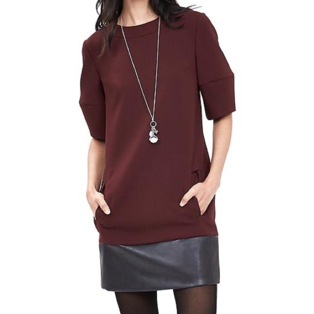 Banana Republic dress w. leather - offers welcome