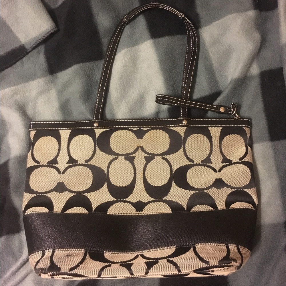 Damaged coach bag