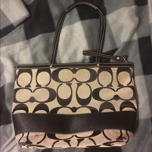 Damaged coach bag