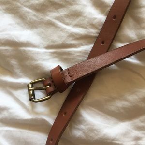 Skinny brown H&M belt