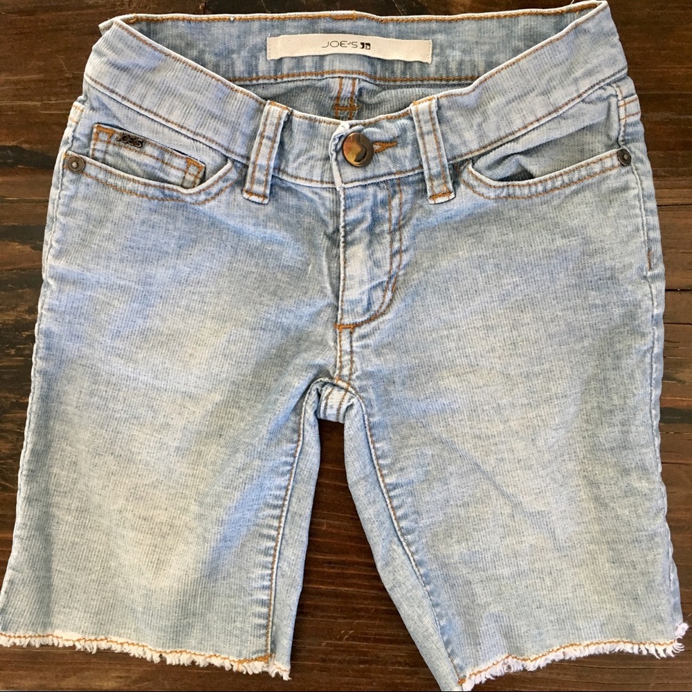 Kids Joe's Jeans cut off jean shorts