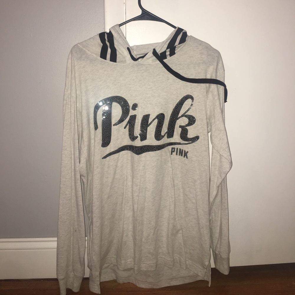 PINK hoodie (negotiable price)