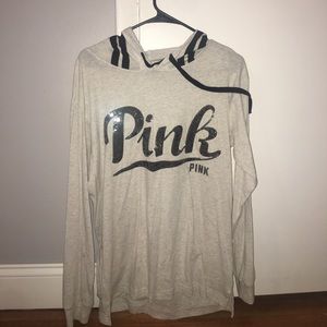 PINK hoodie (negotiable price)
